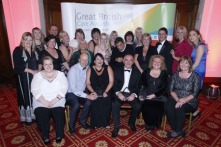 The team celebrate their success at the Great British Care Awards. Photo:Cheshire West and Cheshire